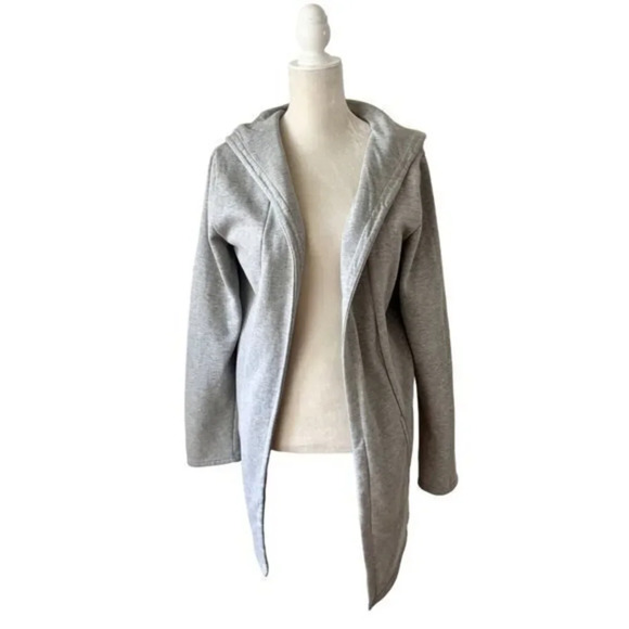Urban ID Gray Open Hooded Cardigan M - Picture 1 of 5
